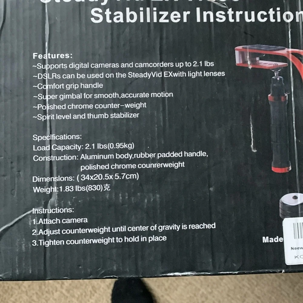 Neewer SteadyVid EX video stabilizer